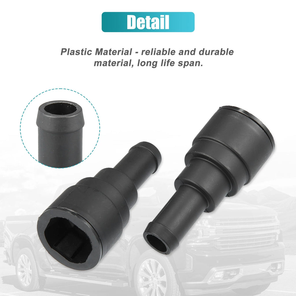 2X Coolant Connector Hose 15032062 for Chevrolet Silverado 3500 (2001–2006)