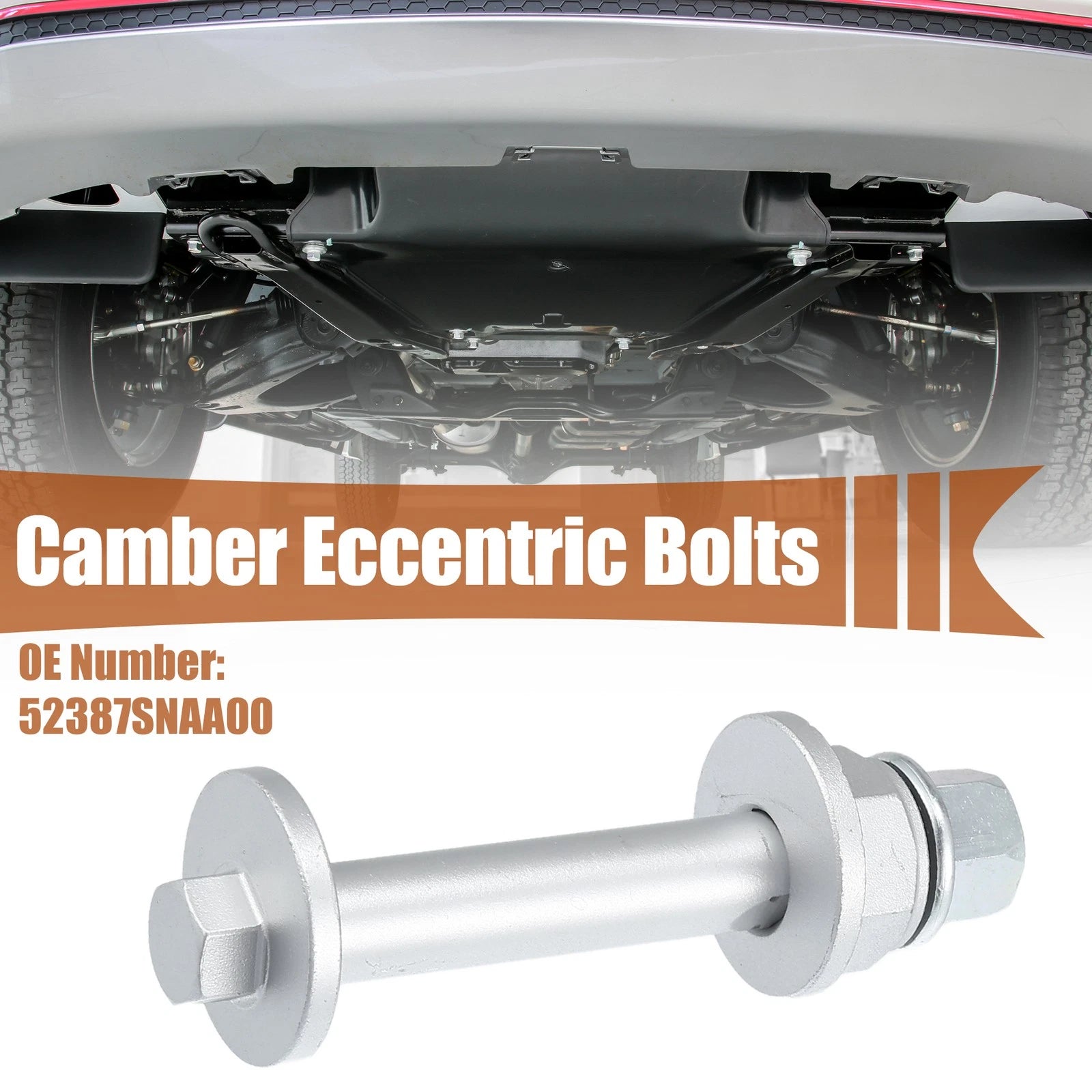 Set of 4 Camber Adjusting Eccentric Bolts for Honda Civic (2006–2015)
