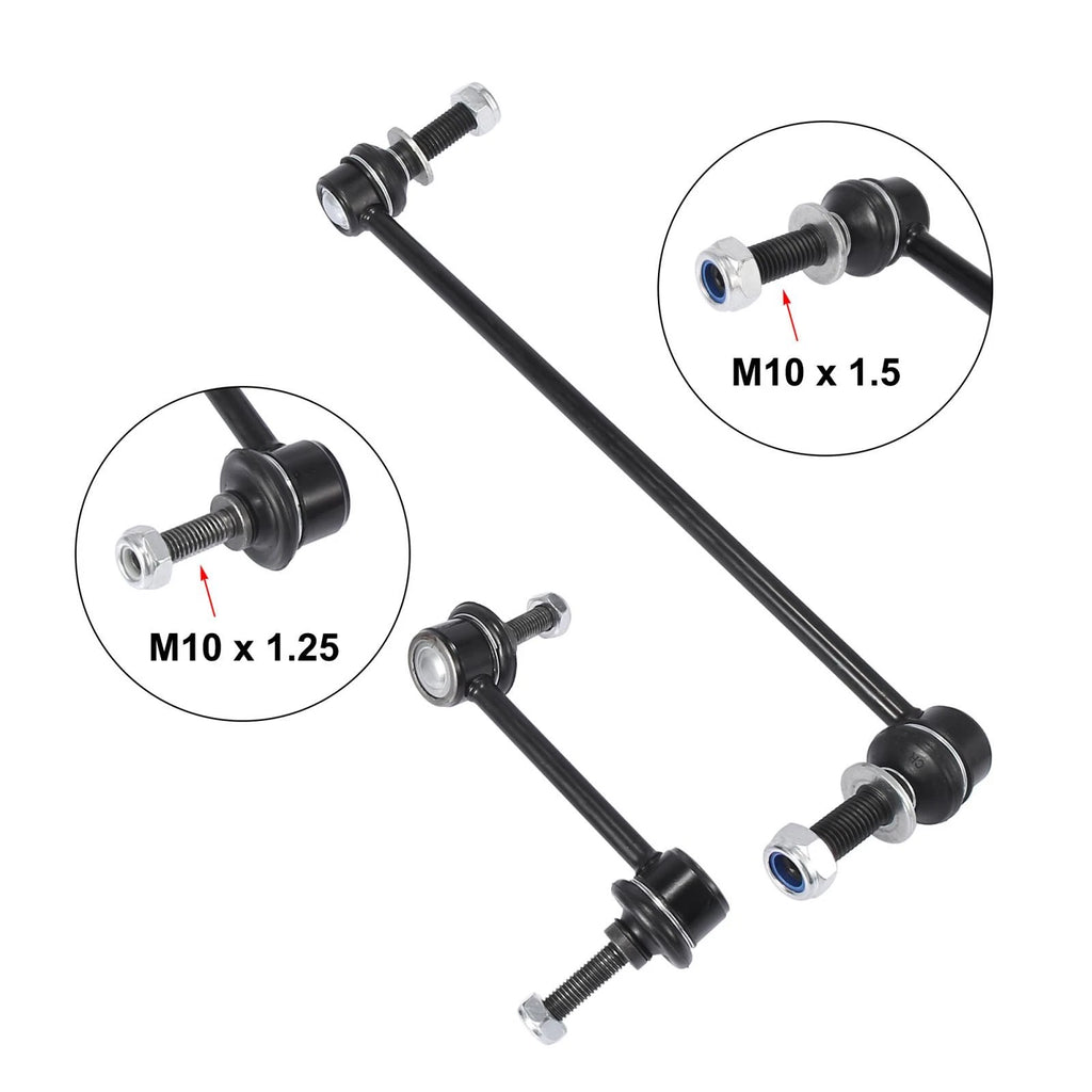 Set of 2 Stabilizer Sway Bar End Links K750617 for Ford Police Interceptor Utility (2013–2019)