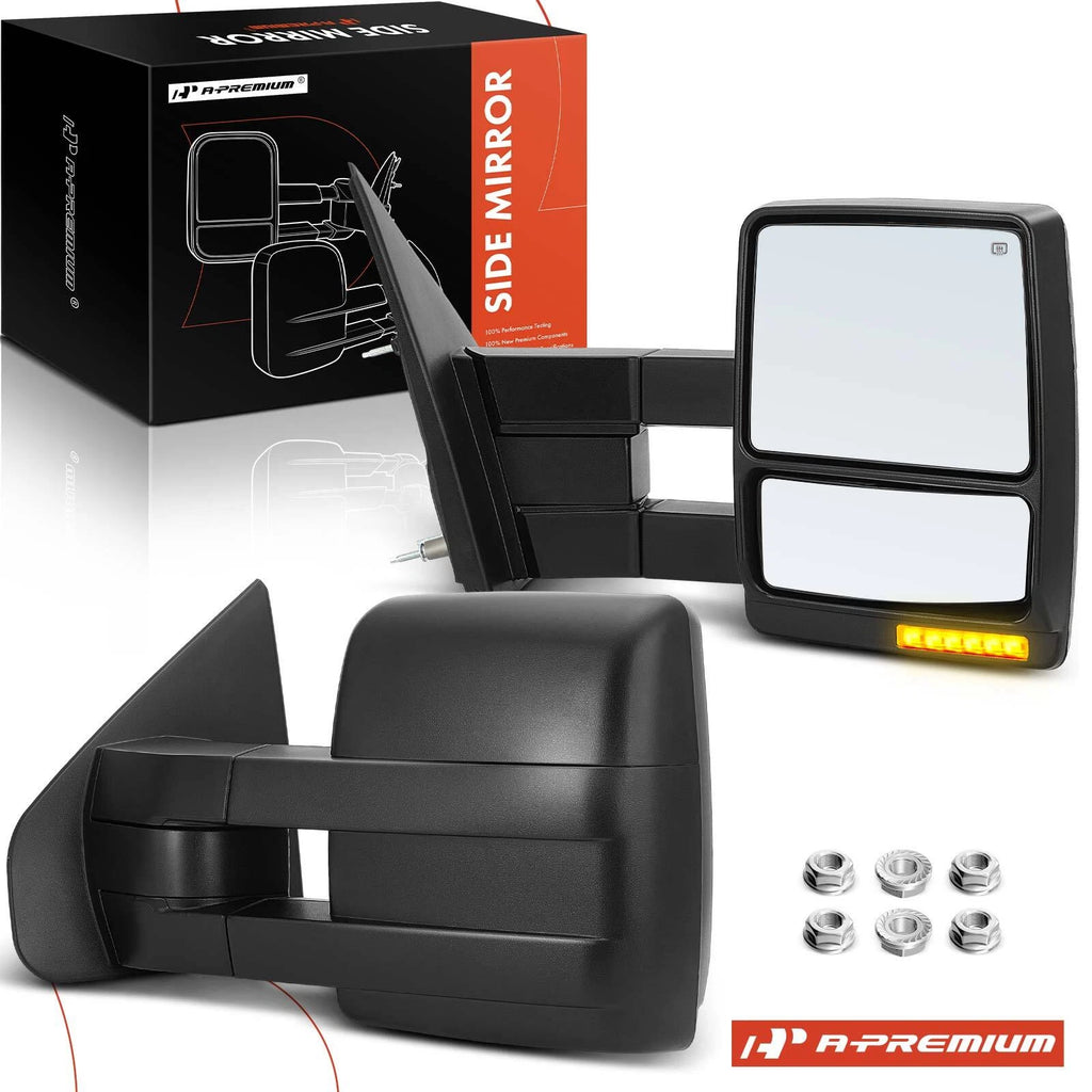 Pair Power Towing Mirrors with Signal for Ford F-150 (2004–2006)
