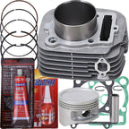 Top End Kit Cylinder Piston Gasket for Yamaha Big Bear Grizzly Wolverine (1987–2006)