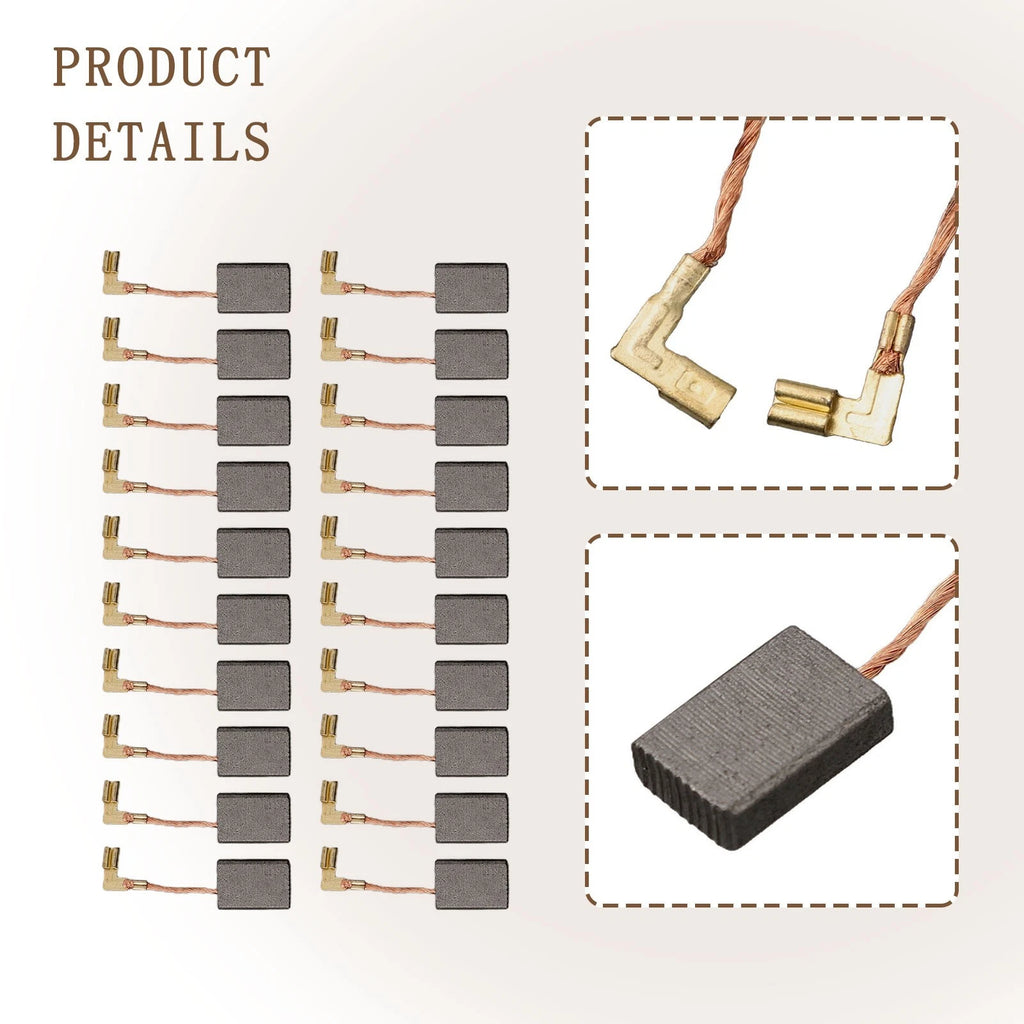 20x Carbon Brushes for Angle Grinder (5x11x16mm)