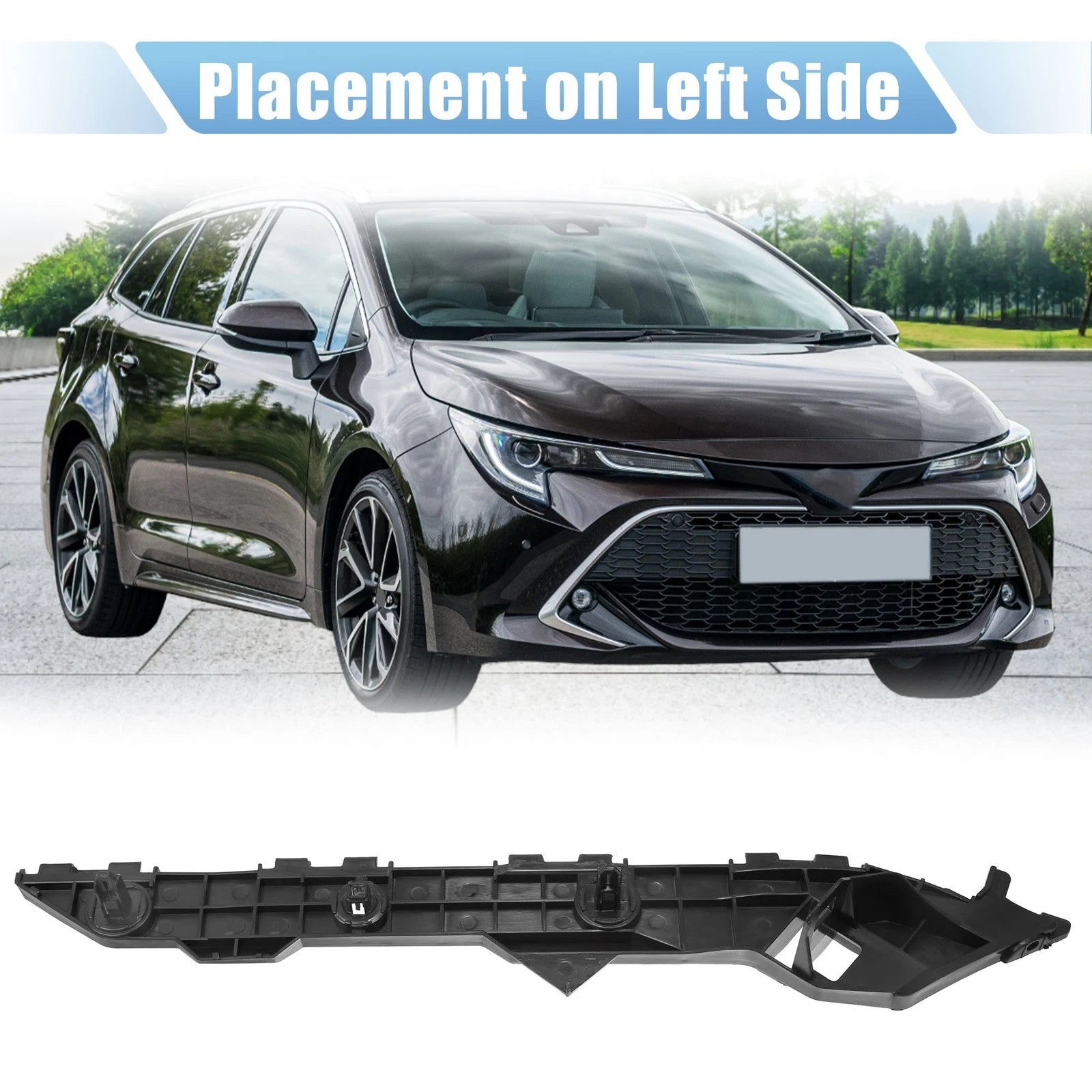 Front Left Bumper Cover Bracket No. 5215602100 for Toyota Corolla (2009–2013)