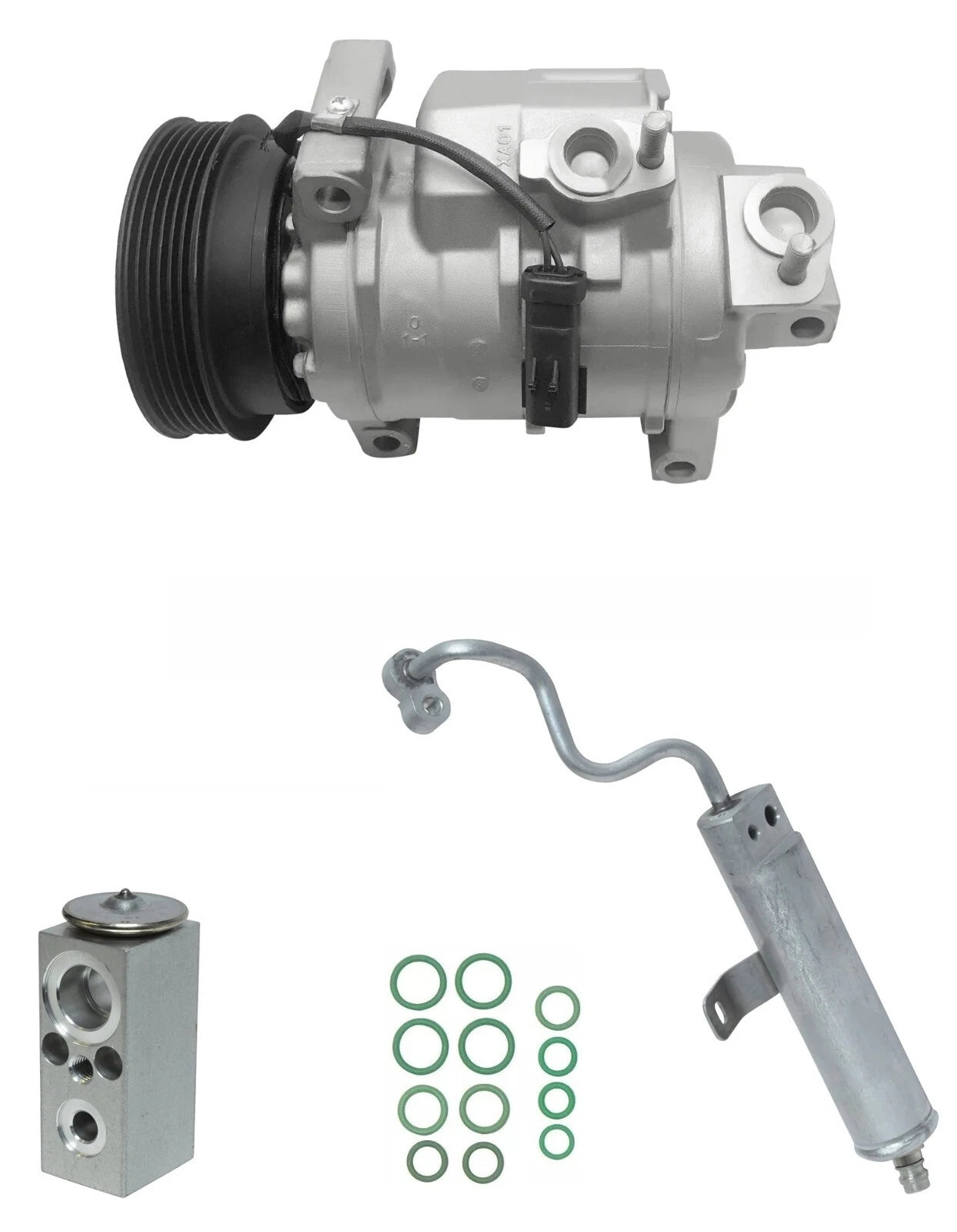 AC Compressor Kit Heavy Duty for Jeep Commander 5.7L V8 (2006–2006)