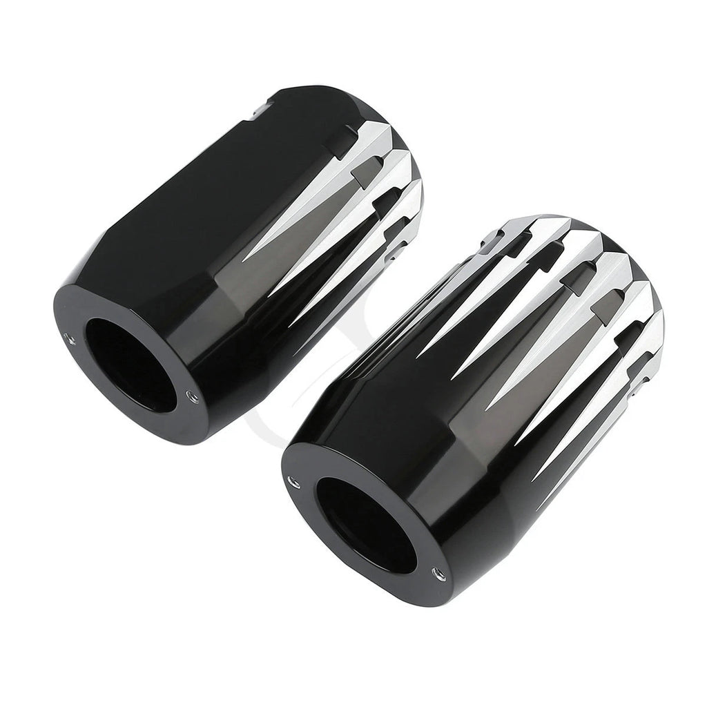Aluminum Upper Fork Slider Covers for Harley Street Glide Road King (1984–2013)