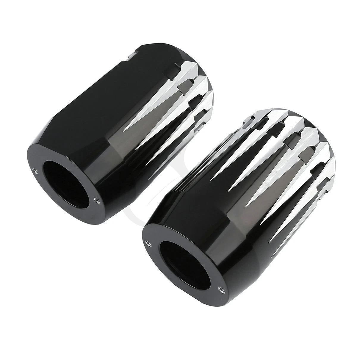 Aluminum Upper Fork Slider Covers for Harley Street Glide Road King (1984–2013)