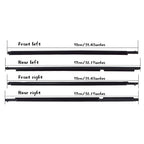 Window Weatherstrip for Toyota Highlander (2008-2011) Black Trim Outer