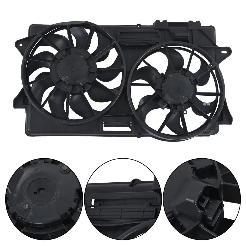 Dual Radiator Cooling Fan with Shroud for Ford Mustang (2015–2022)