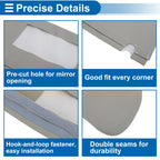 Sun Visor Cover Set for Chevy Tahoe (1995–1999) Left & Right Gray