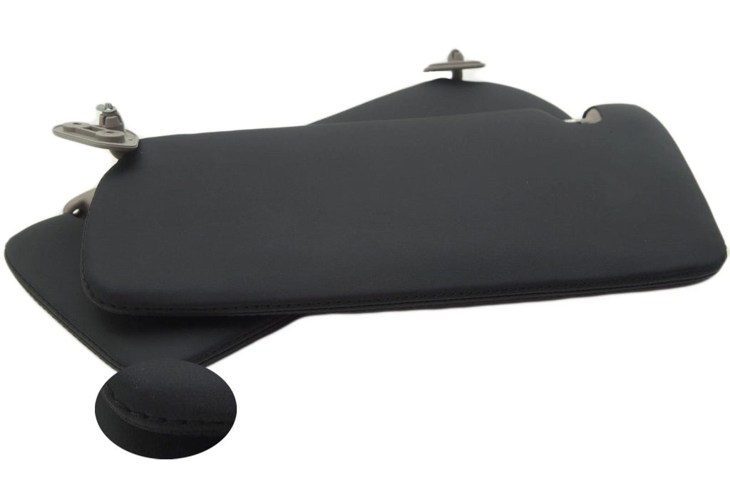 Leather Synthetic Sunvisor Covers for BMW E90 (2005–2013) Black