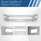 Chrome Steel Front Bumper for Dodge Ram 2500 3500 (2011–2018)