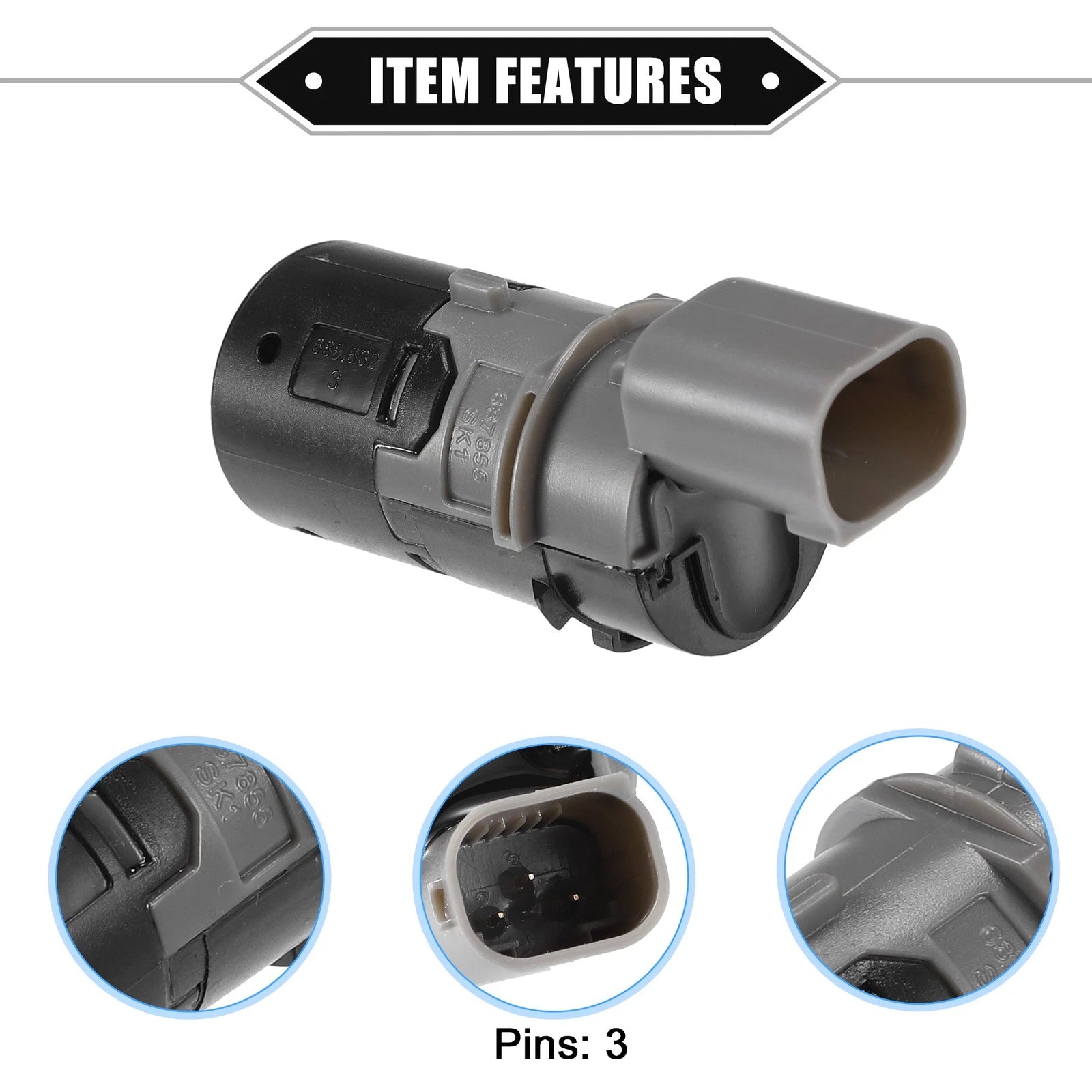 Parking Sensor for BMW 3 Series E46 (1998–2006) PDC Black