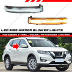 Dynamic Side Mirror Turn Signal Lamps for Nissan Rogue Pathfinder (2017–2020)