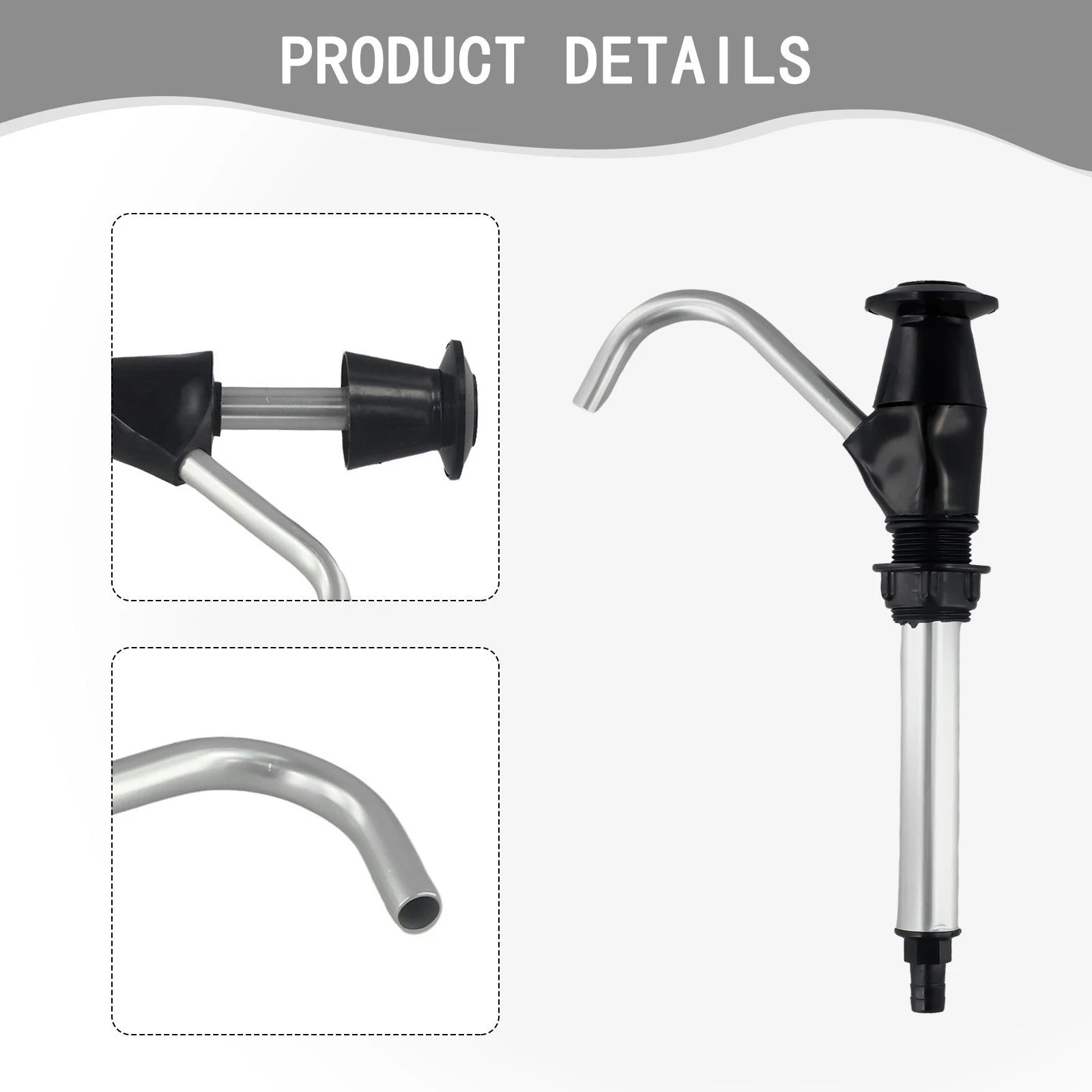 Water Pump for Boats and Work Vehicles (Portable, Self Priming)