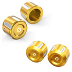 Set of 4 Front Rear Axle Nut Covers for Harley Electra Glide FLHT (2019–2022)