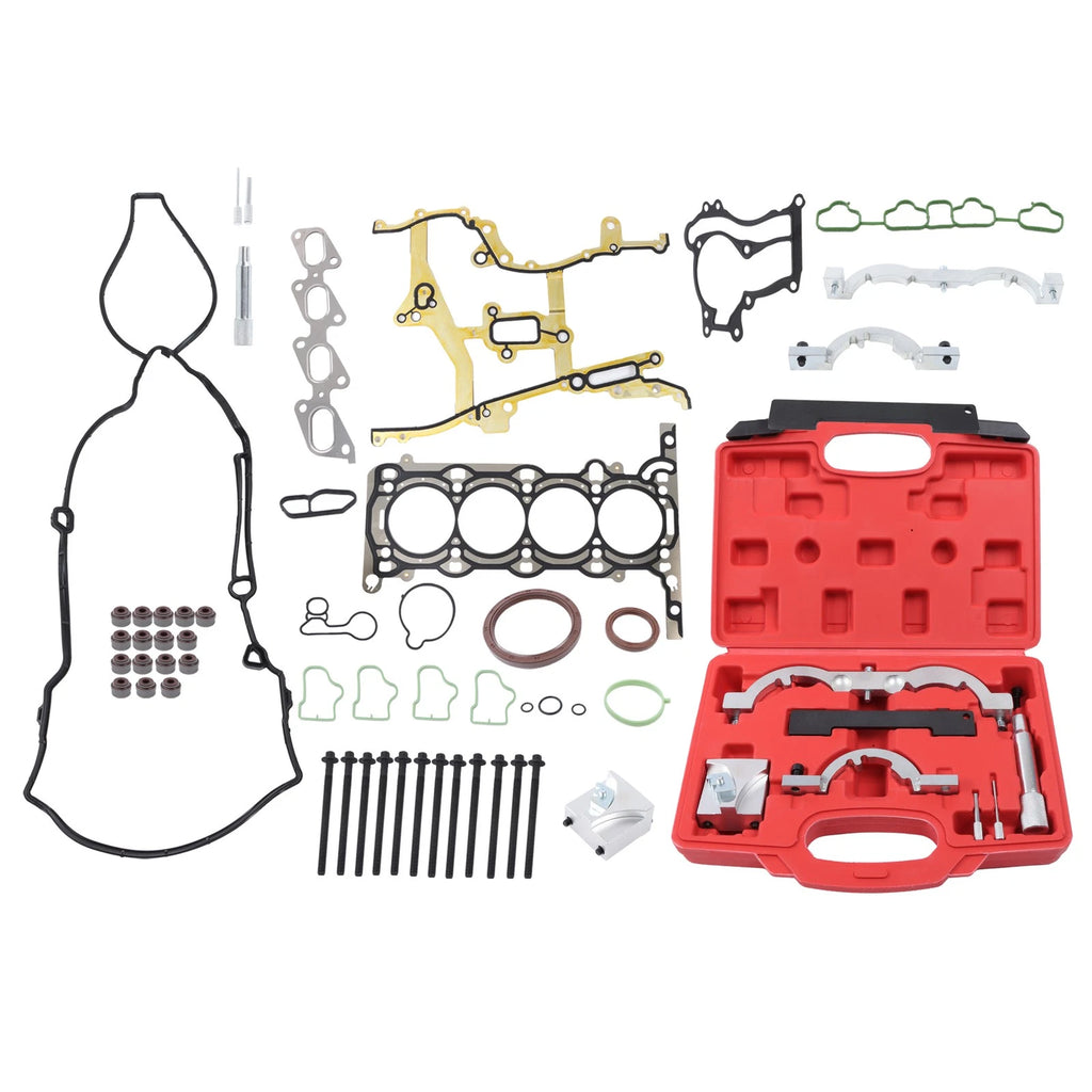 Timing Chain Locking Tool Kit + Head Gasket Set for Chevy Cruze Sonic (2011-2019)