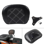 Sissy Bar Backrest Pad Kit for Harley Road King FLHR, FLTR