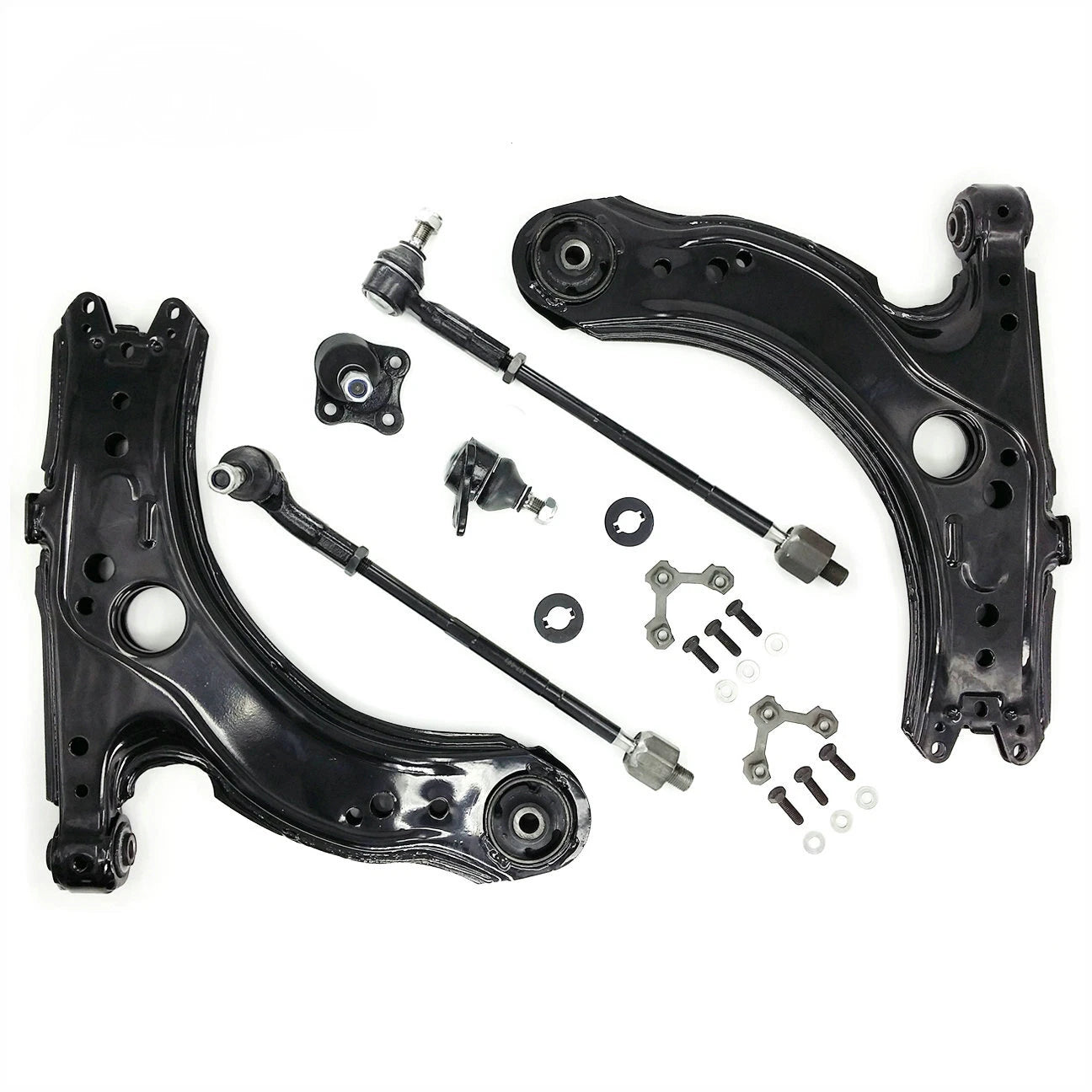Front Lower Control Arms Tie Rod Kit for VW Beetle Golf Jetta (1999–2010)