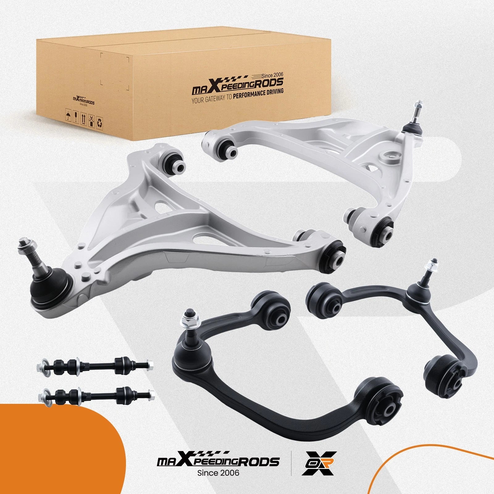 Set of 6 Control Arms and Sway Bar Links for F150 Mark LT (2005–2008)