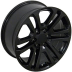 Matte Black Wheel 20x9 Replacement for 2003-2008 GMC Savana