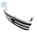 Front Upper Grill for Honda Odyssey (2011-2013) Black with Chrome Trim