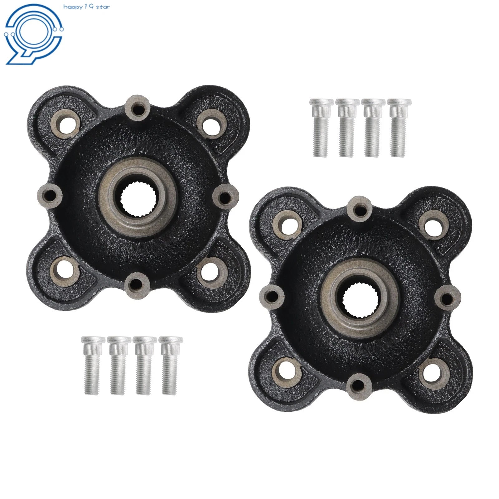 Rear Wheel Hubs & Studs Kit for Polaris Ranger XP 570 900 1000 (2015–2023)