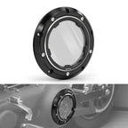 CNC Clear Derby Engine Clutch Cover for Harley Street Glide CVO (2010–2015)