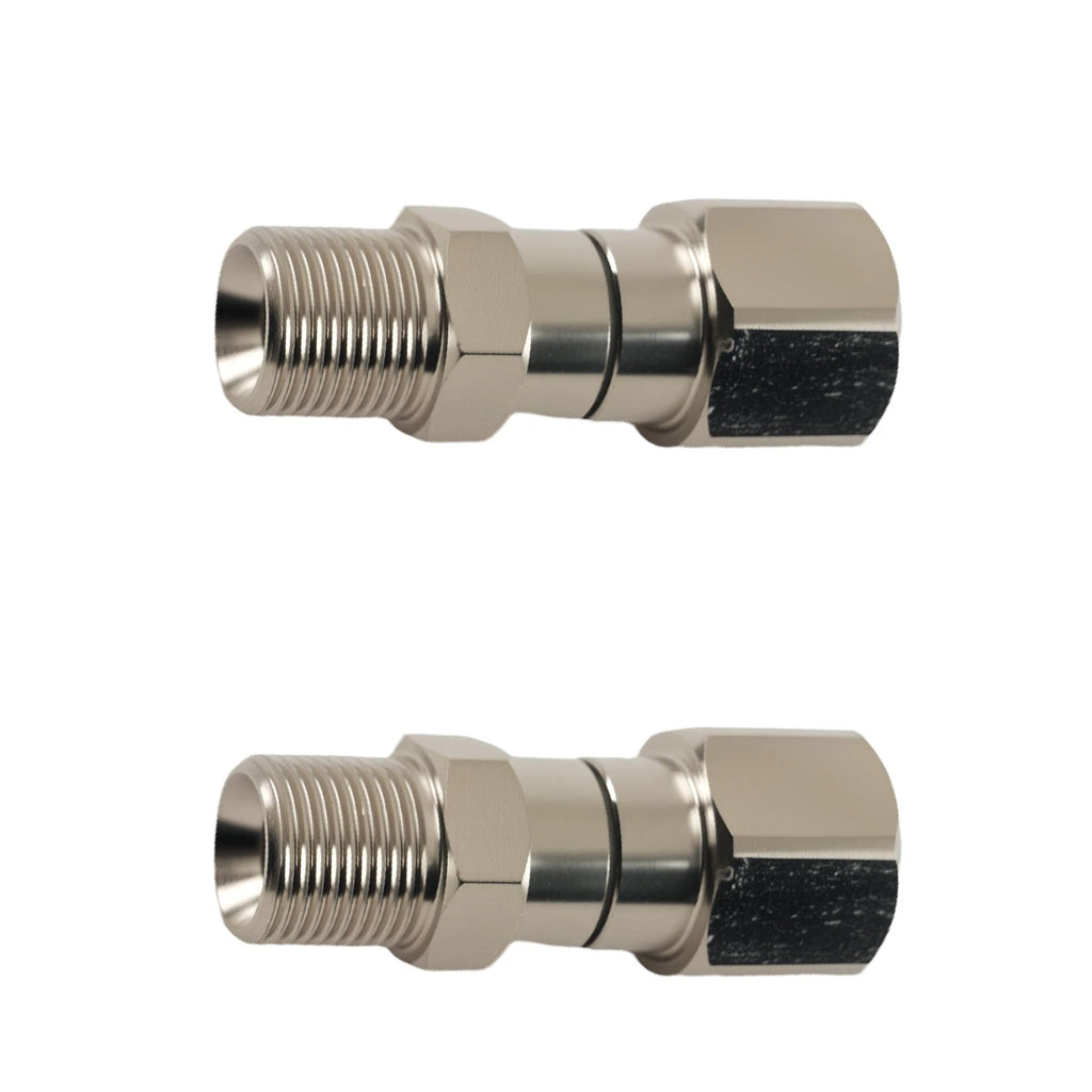 3/8" NPT 360° Swivel Adapter for Pressure Washer Hose Gun (Stainless Steel)