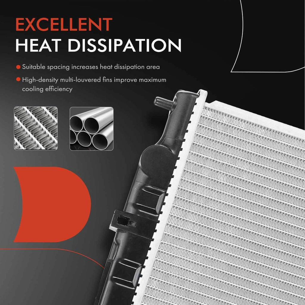 Radiator for Nissan Sentra (2000–2006) L4 1.8L Sedan Manual