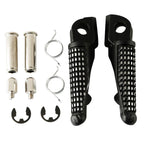 Matte Black Footrest Pegs for Kawasaki Ninja ZX10R (2004-2005)