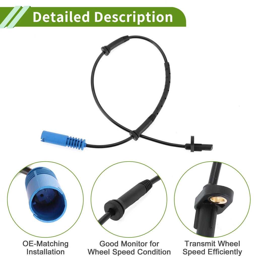 ABS Wheel Speed Sensor No. 34526784991 for BMW E84 Series X1 (2009–2015)