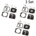 Set of 3 Carburetor Repair Kits for STIHL HS45 FS55 FS38 BG45 ZAMA RB-100