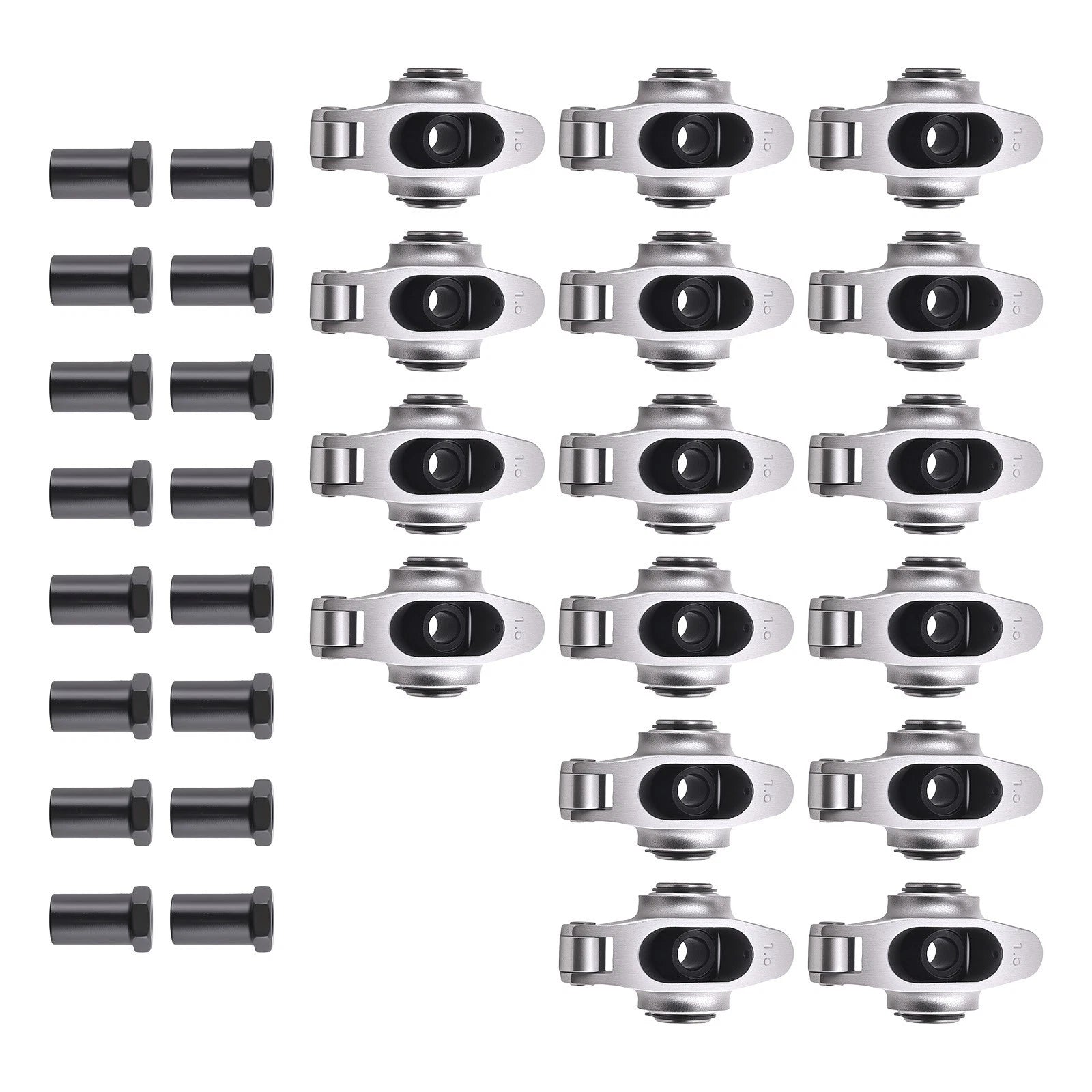 Aluminum Rocker Arm Kit for Chevy 305 350 400 327 V8 (1955–1986) 3501538 1.5 Ratio