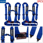 Set of 2 Racing Seat Belt Harness 4 Point Quick Release for ATV UTV