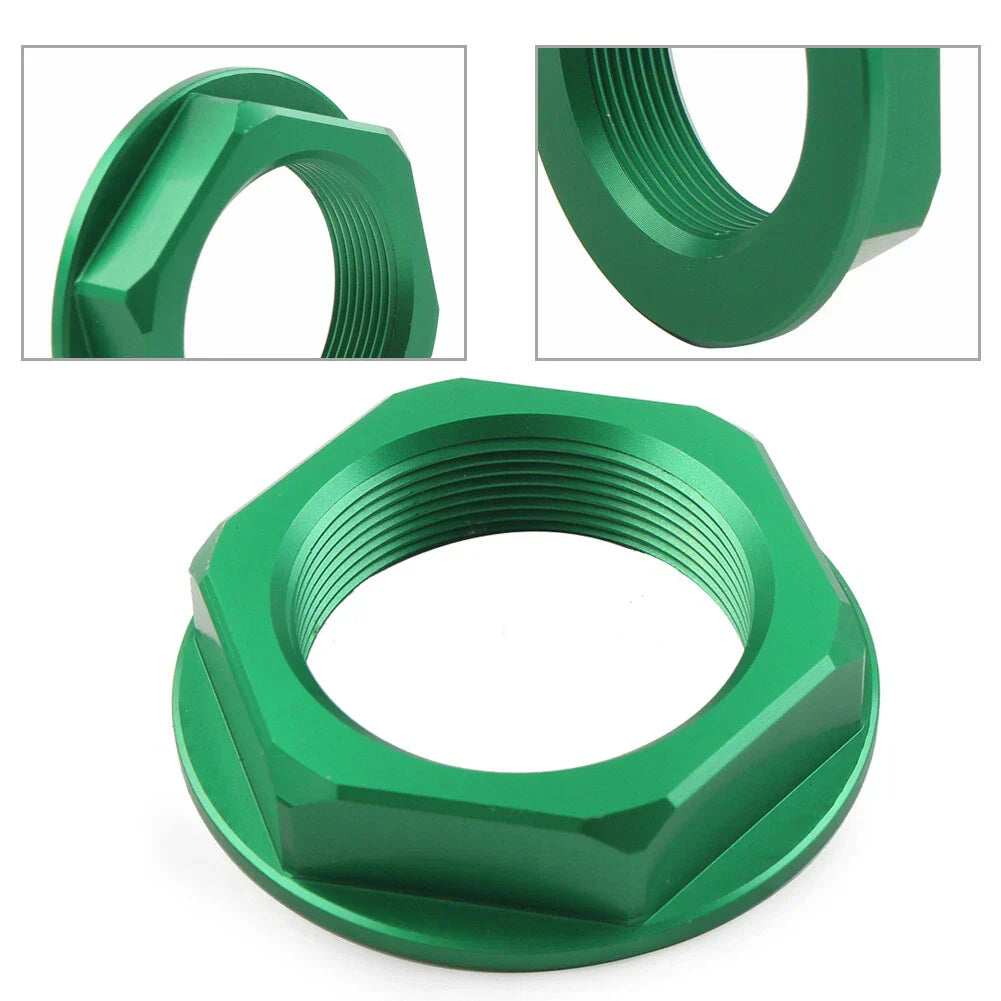 Aluminium Motorcycle Triple Tree Stem Yoke Center Hole Nut for Universal (N/A)