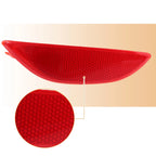 1 Pair Rear Bumper Reflector Light Cover for Hyundai Accent (2010–2017) 92405-1R000 Red