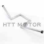 8" Rise 4" Pullback Ape-Hanger Z-Bars for Harley XL Sportster Dyna