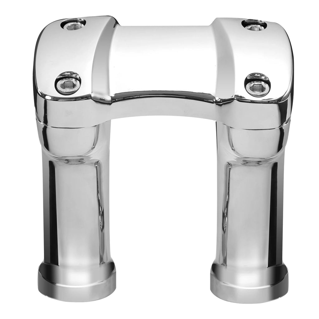 4" Handlebar Riser for Harley Dyna Softail Super Wide Glide Chrome