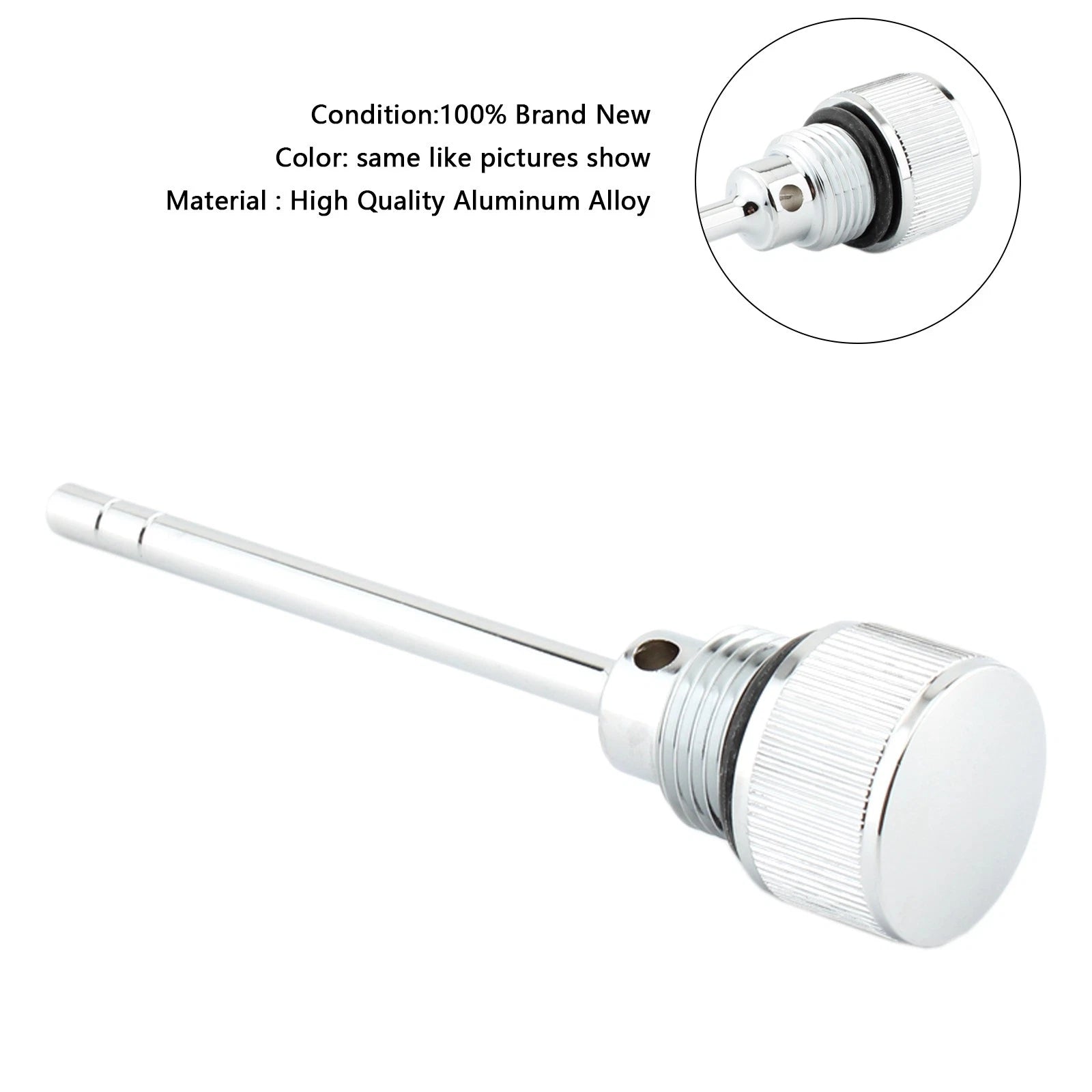 Oil Dipstick Tank Cap Plug for Harley Softail Road Glide (2007–2019)