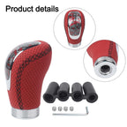 5 Speed Leather Manual Transmission Lever Knob for