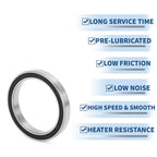 Deep Groove Ball Bearing 6808VV for Scooter Skateboard Wheel (40x52x7mm)