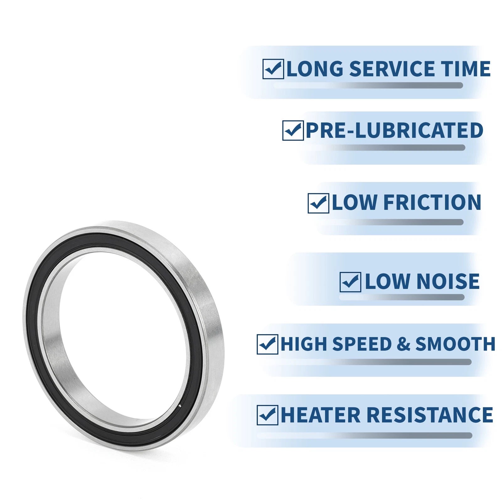 Deep Groove Ball Bearing 6808VV for Scooter Skateboard Wheel (40x52x7mm)