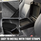 Center Console Armrest Seat Box Cover for Dodge Durango (2011–2020) Black
