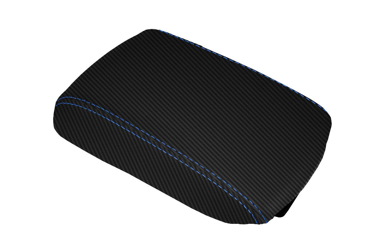 Carbon Fiber Console Lid Armrest Cover for Mazda 3 (2003–2008)