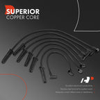 7Pcs Spark Plug Wire Set for Pontiac Firebird (1990-1992)