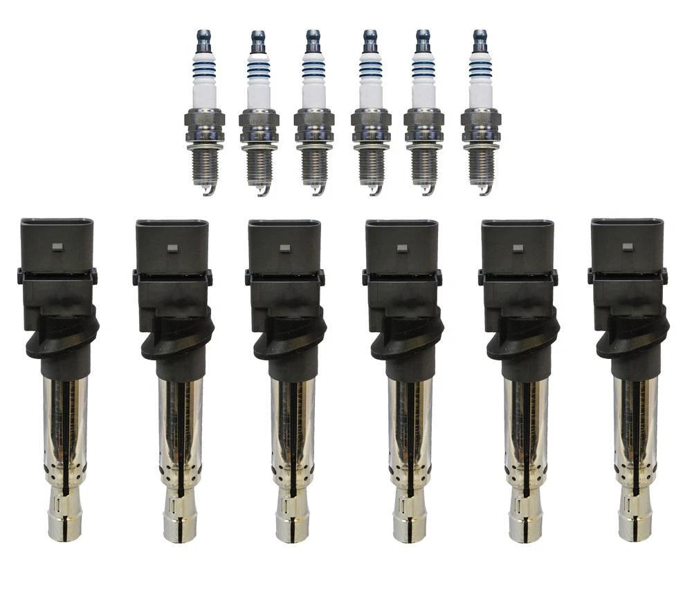 Set of 6 Denso Ignition Coils for Iridium Power (Gap 0.035)