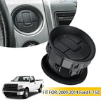 Black Dash Louver AC Heater Air Vent for Ford F150 Lobo (2009–2014) 9L3Z19893AA
