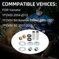 Rear Swing Arm Bearing Seal Bushing Kit for Yamaha YFZ450 (2004–2023)