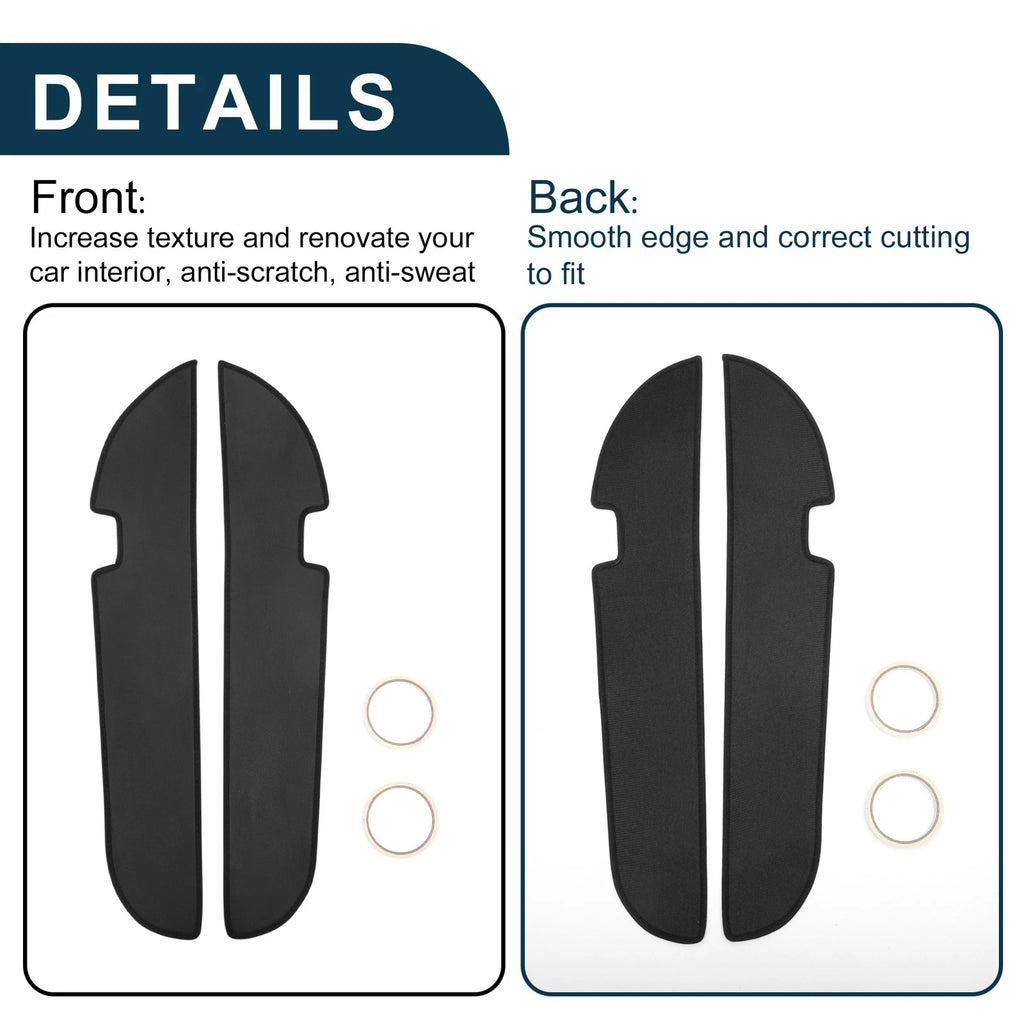 Set of 1 Car Door Anti Kick Pad Sticker Protector for Honda Odyssey (2015–2019)