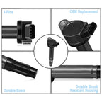 6 Ignition Coils for Toyota 4Runner Camry Highlander RAV4 Tundra Lexus (2000–2023)